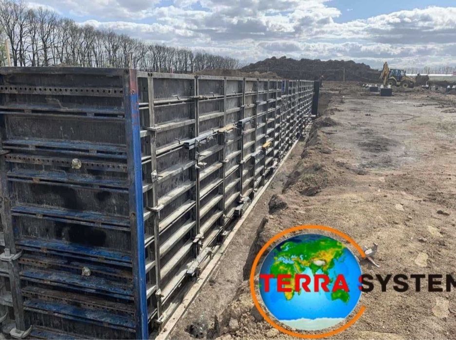 Оренда опалубки, вертикальна опалубка,опалубка для фудаментів