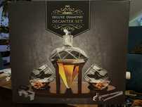 Zestaw do whisky karafka i szklanki "Diament"+ akcesoria