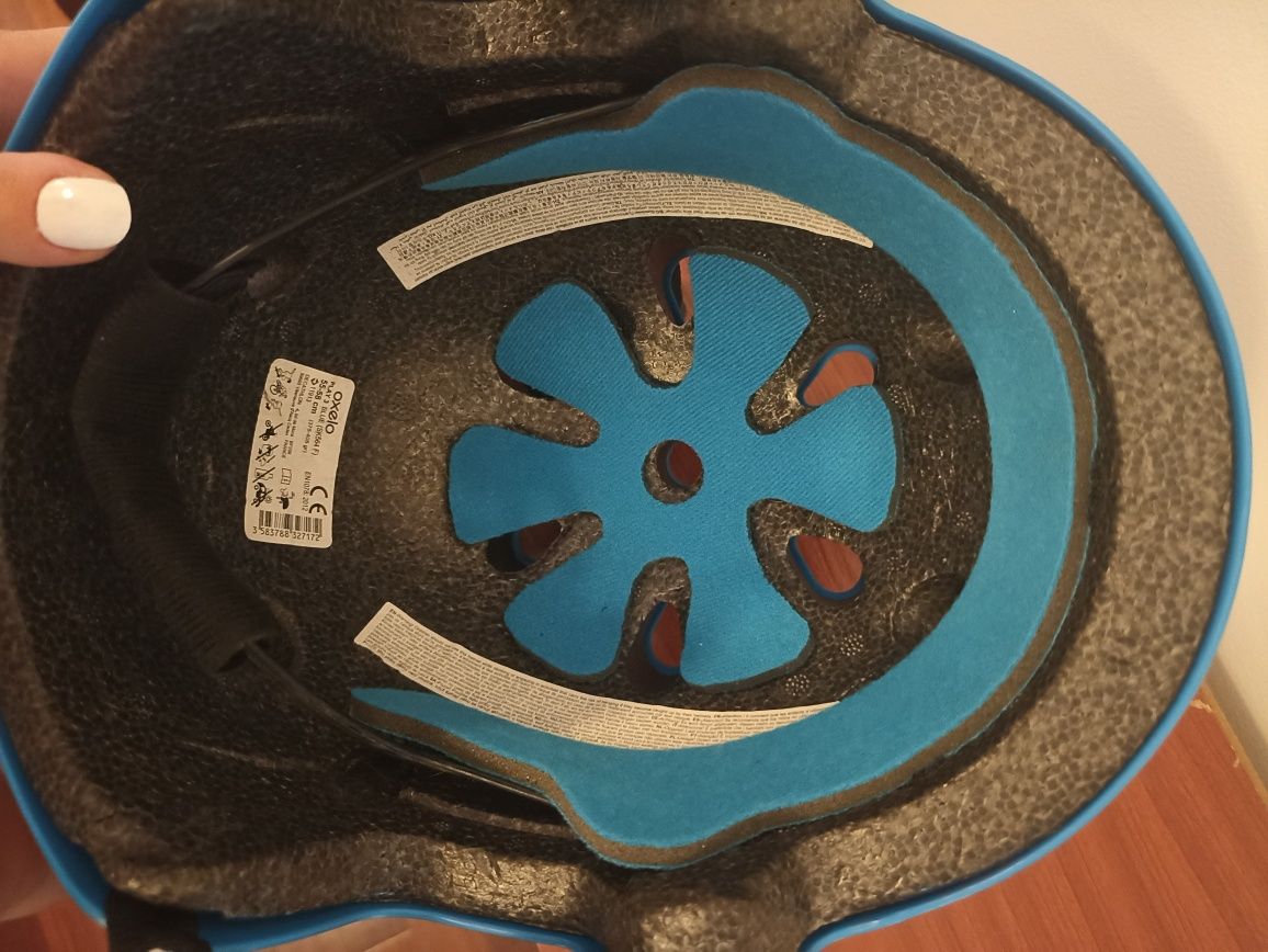 Capacete azul para multiusos para crianças da Decathlon
