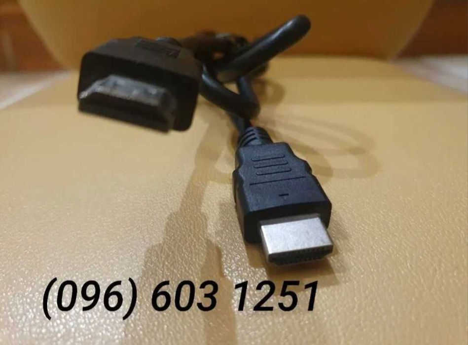 Кабель  HDMI - HDMI 4K v. 2.0 1 м Black для  монітора, телевізора