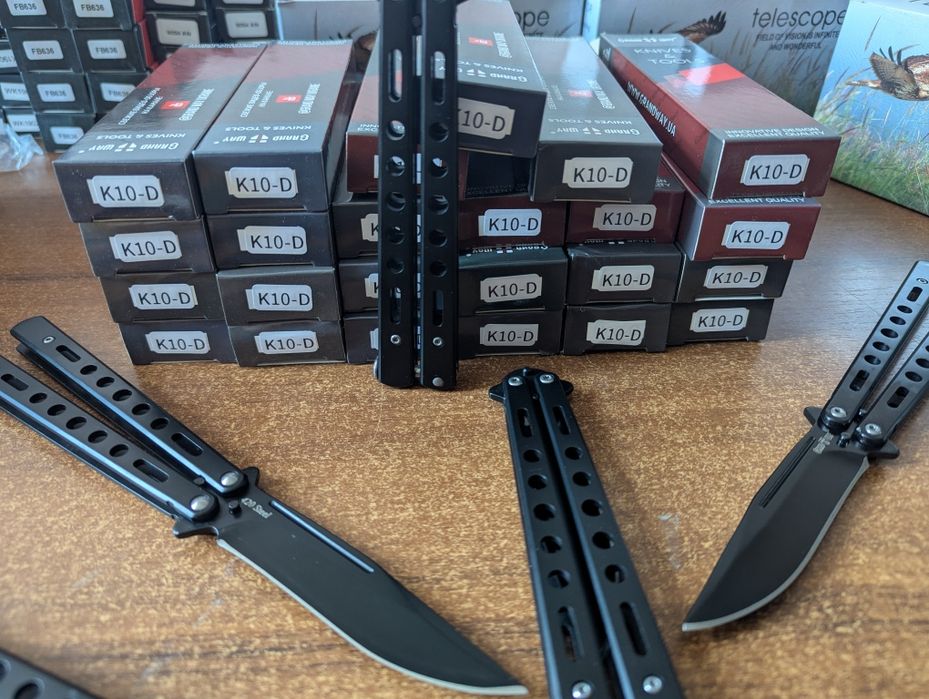 Ніж 10 D Балісонг Бабочка Метелик Ножі Метал Сталь Нові