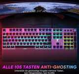 Klawiatura tecurs mk205 mechaniczna gamingowa qwertz