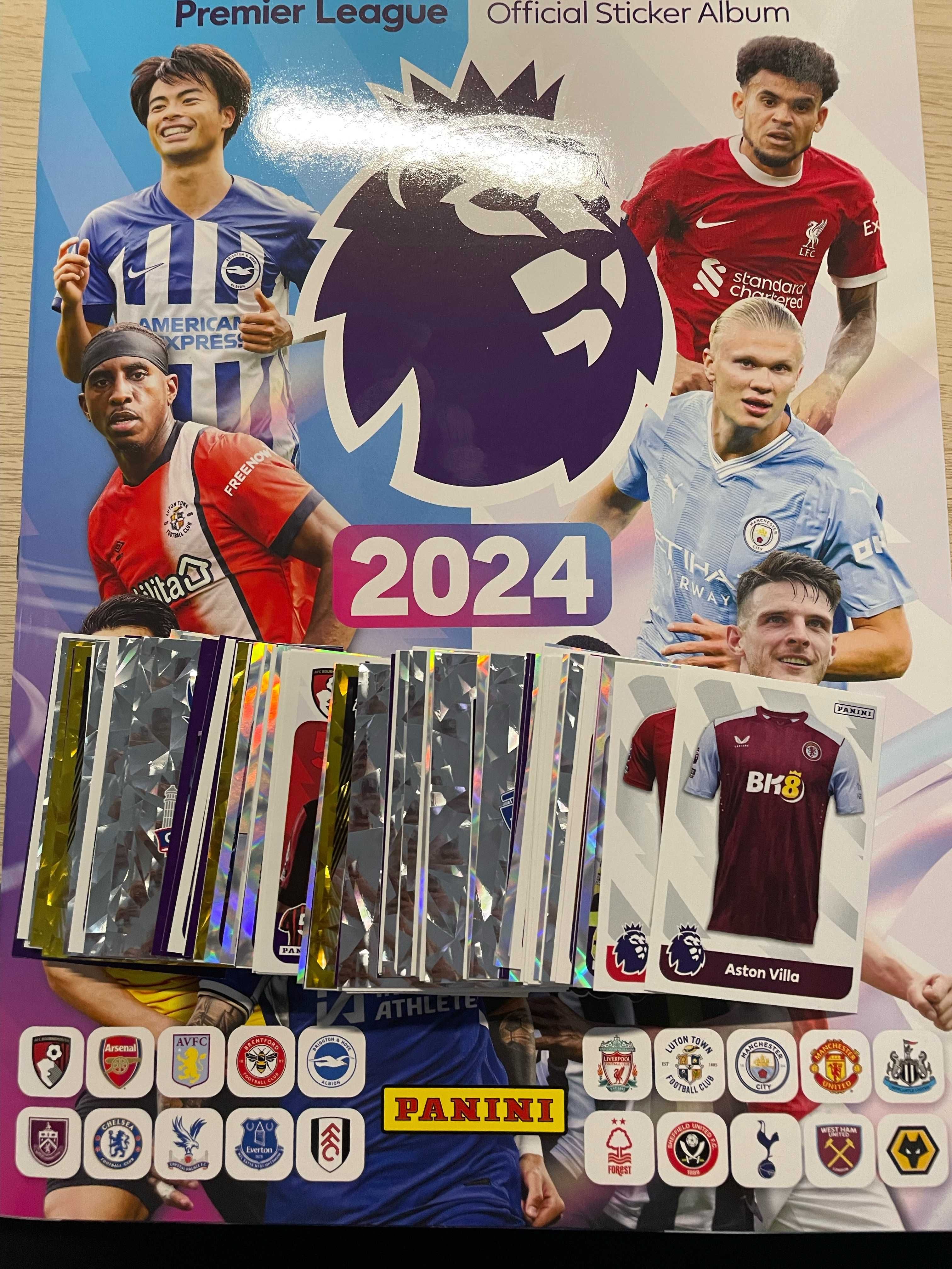 albumy z naklejkami Premier League 2023/2024 Panini + 80 naklejki