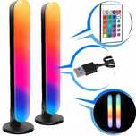 2x Listwy Świetlne Do TV PC Lampka LED na Biurko RGB Gamingowa