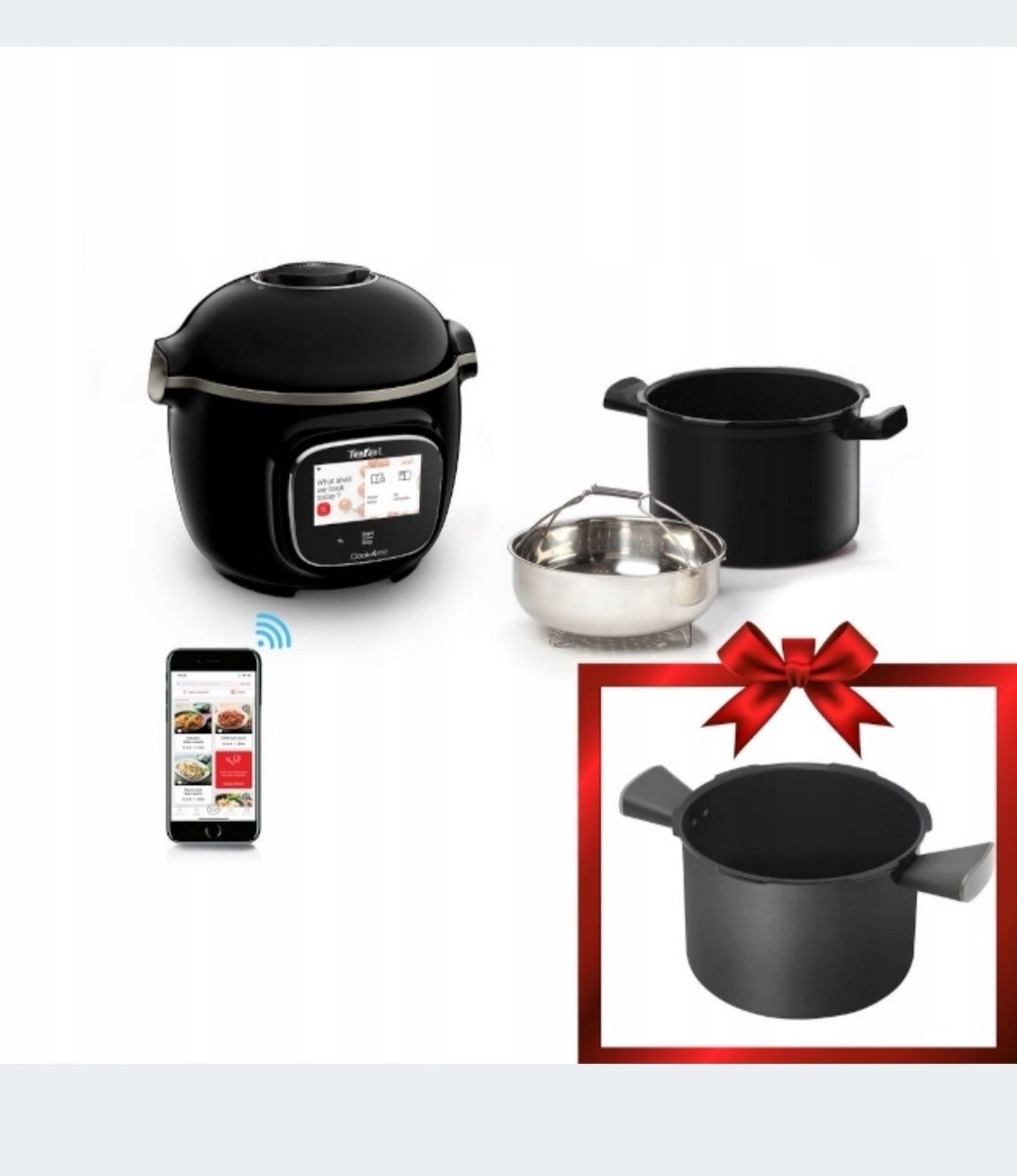 Мультиварка TEFAL COOK4ME TOUCH Wi fi 6л