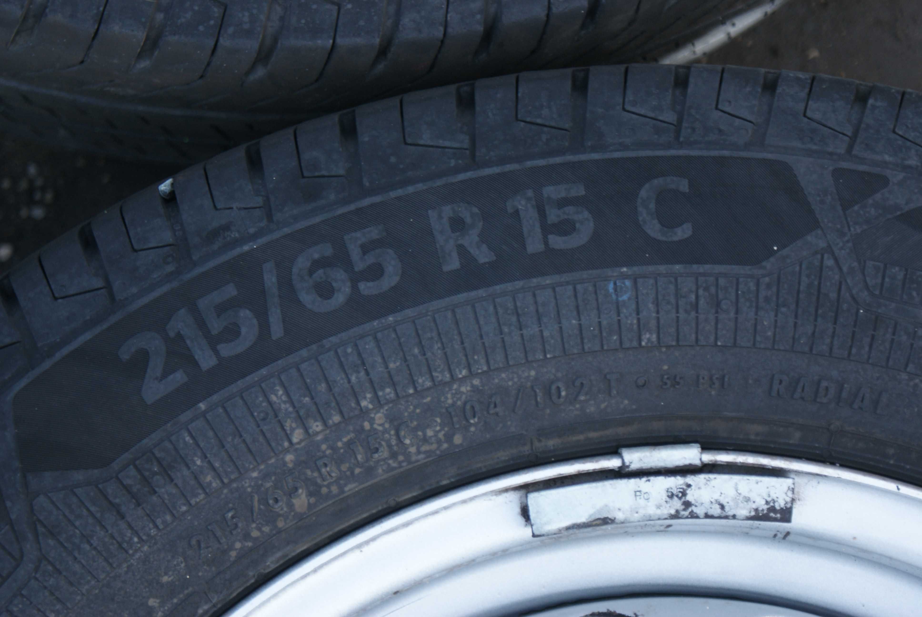 Koła LATO 215/65r15C Ford Transit / Custom Continental TPMS