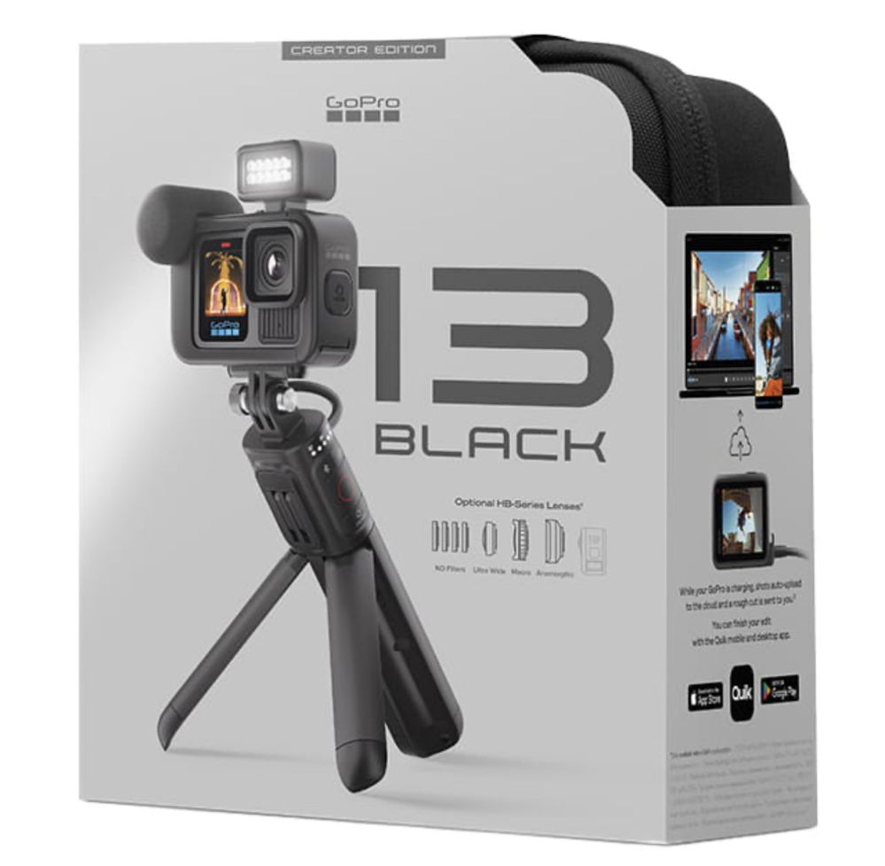 GoPro HERO 13 Black Creator Edition + karta pamięci 256GB