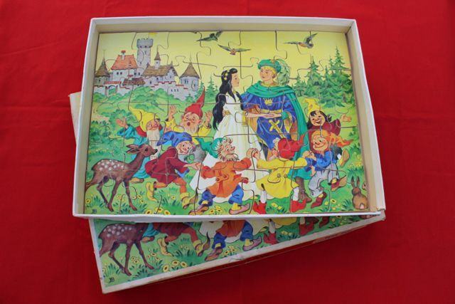 Raro Puzzle da Branca de Neve e os 7 Anões