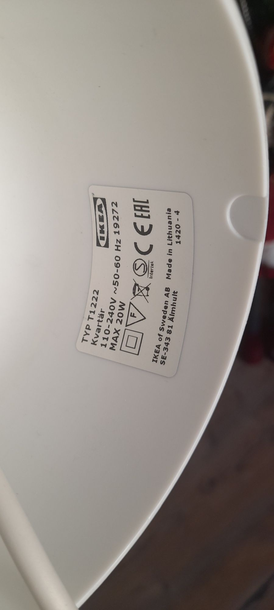 Lampa sufitowa Ikea Kvartar