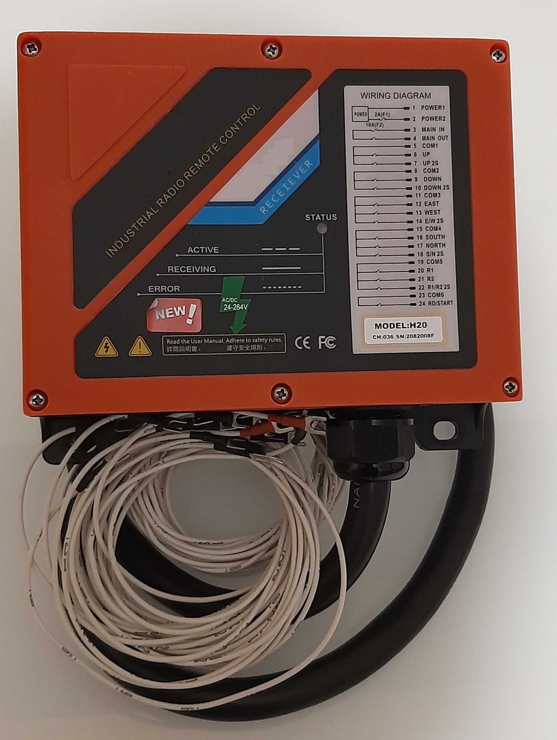 COMANDO VIA RADIO para Pontes Rolantes/ GRUAS Automontantes e TORRE