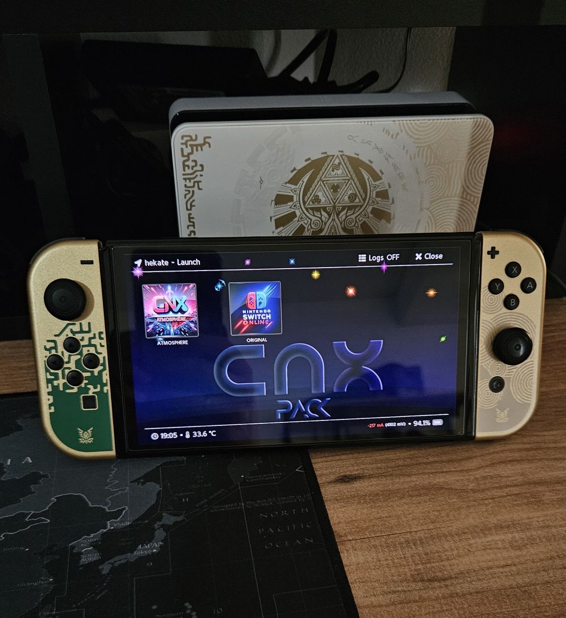Switch oled desbloqueado + micro sd 512GB