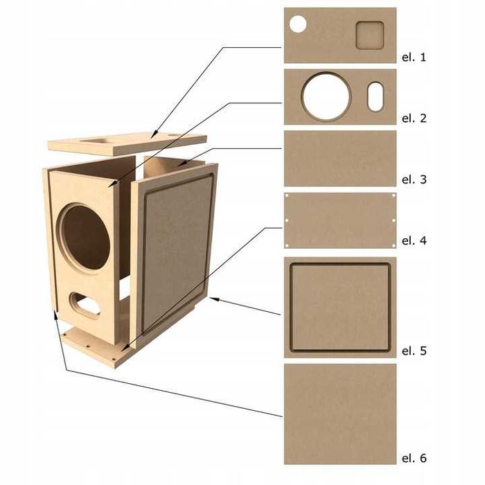 PŁYTA MDF SUROWA 8-25mm frezowanie CNC, Dowolny kształt