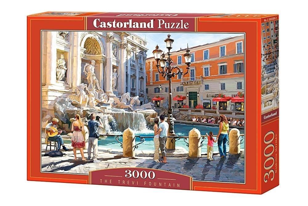 Puzzle 3000 Fontanna Di Trevi Castor, Castorland