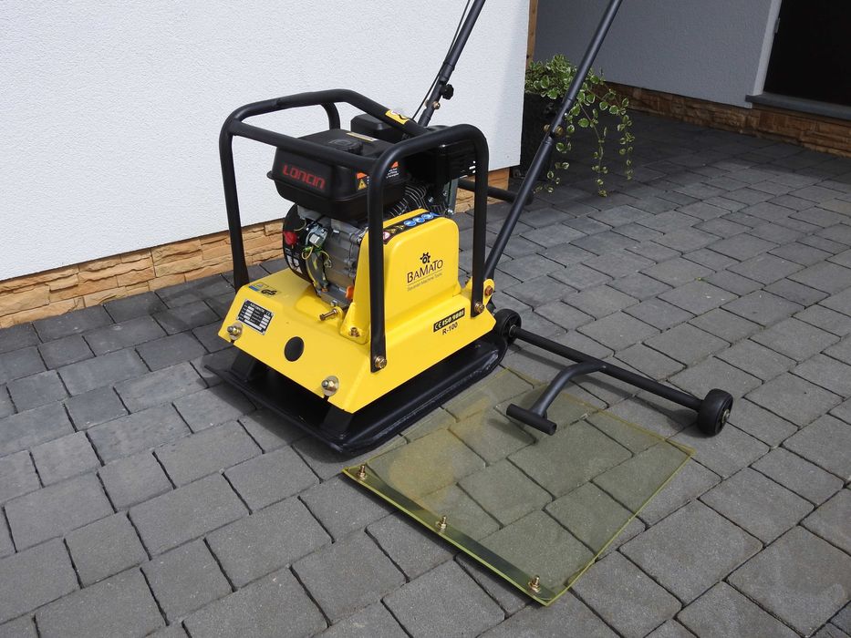 Ubijarka, Zagęszczarka Bamato, płyta wibracyjna, waga 90kg nowa z gumą