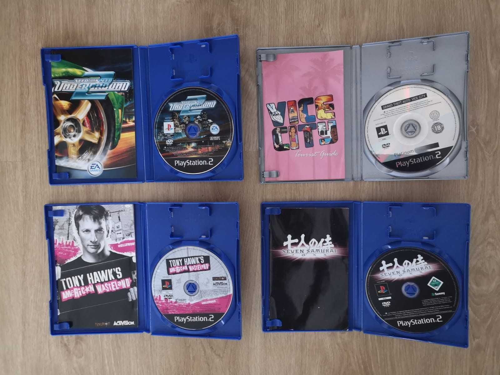 21 jogos para PS2 (preços diferentes!)
