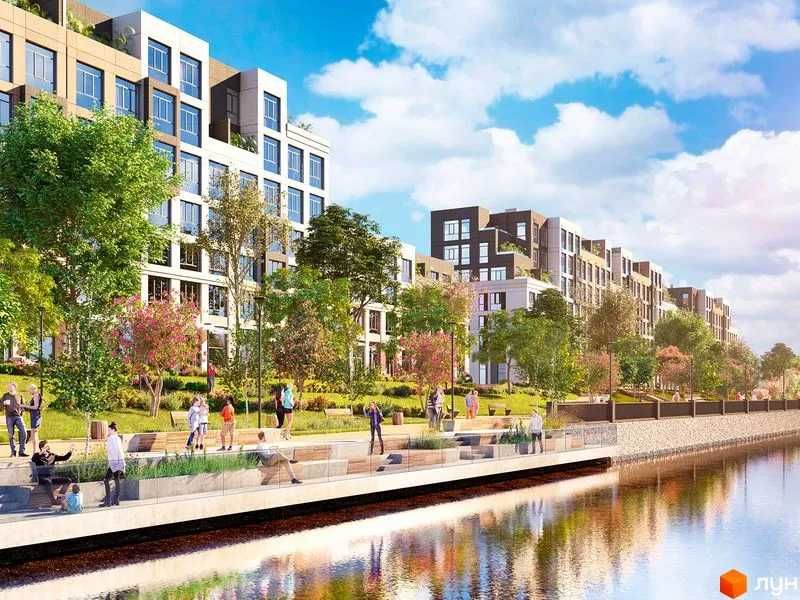 Продаж 3к Квартири ЖК Riverside з ТЕРАСОЮ і видом на річковий канал