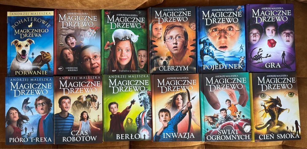 Kolekcja ksiazek magiczne drzewo tomy 1-11 plus tom 1 bohaterowie