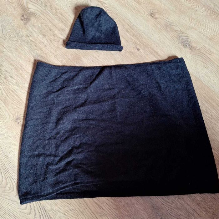 szal komin duży z czapką