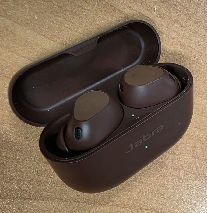 Auriculares Jabra Elite 10 vermelho escuro