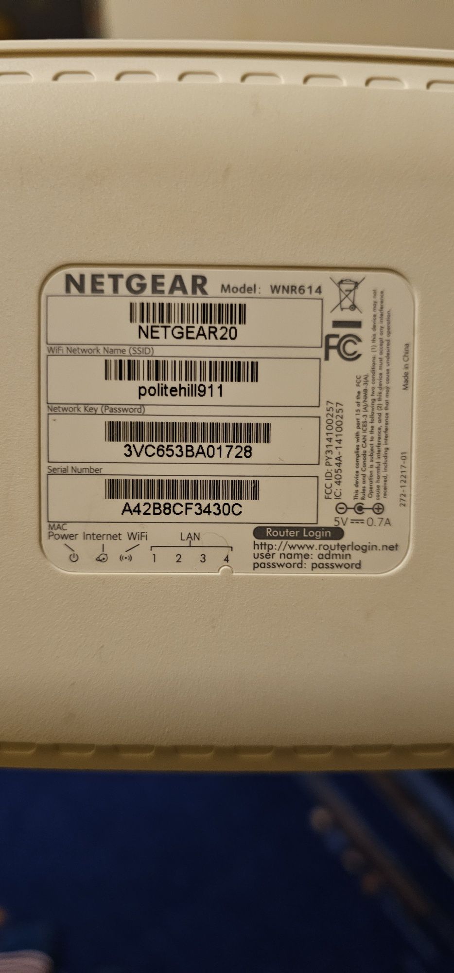 Router WiFi netgear