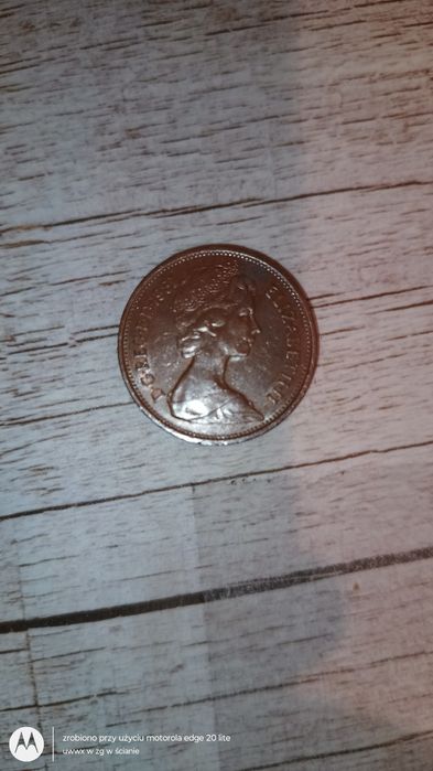 Moneta new pence z 1971 roku okazja