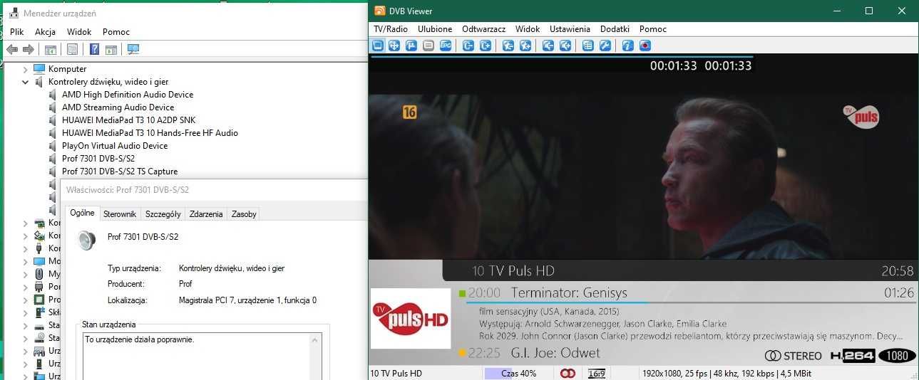 Karta satelitarna DVB-S2 do komputera - Prof Revolution S2 7301 (PCI)
