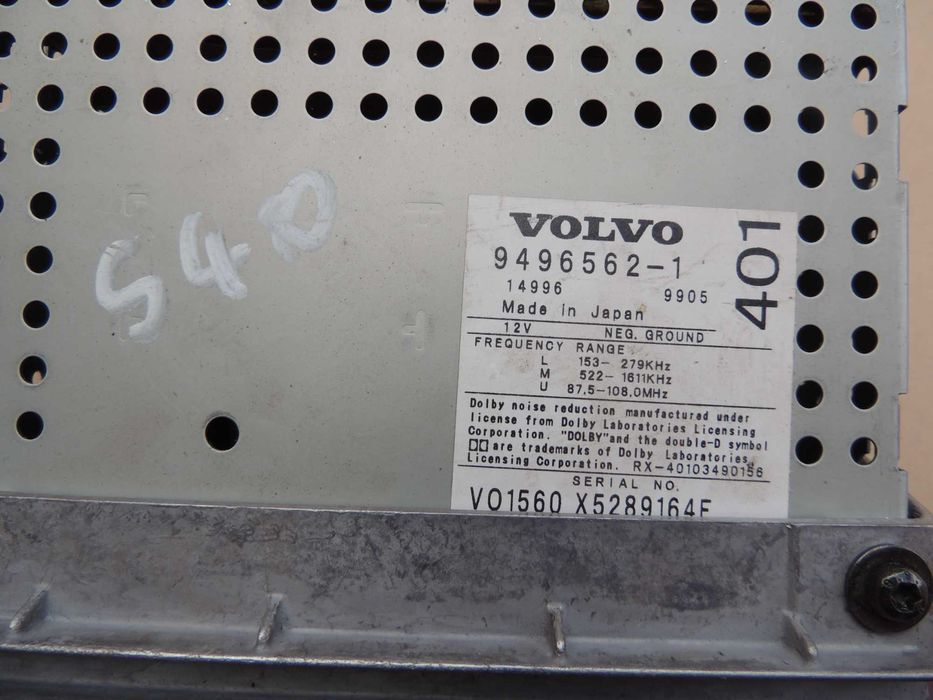 Radio fabryczne Volvo S40 V40 S70 S80 HU-401