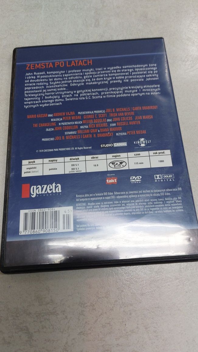 Zemsta po latach. Film dvd