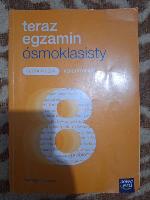 Teraz egzamin ósmoklasisty język polski repetytorium nowa era