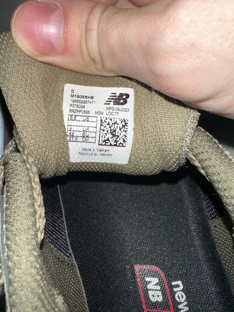 ОРИГИНАЛ New Balance 1906R Размер 43