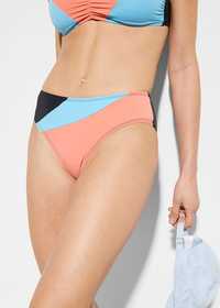 B.P.C. figi bikini czarne w kolorowe pasy ^42