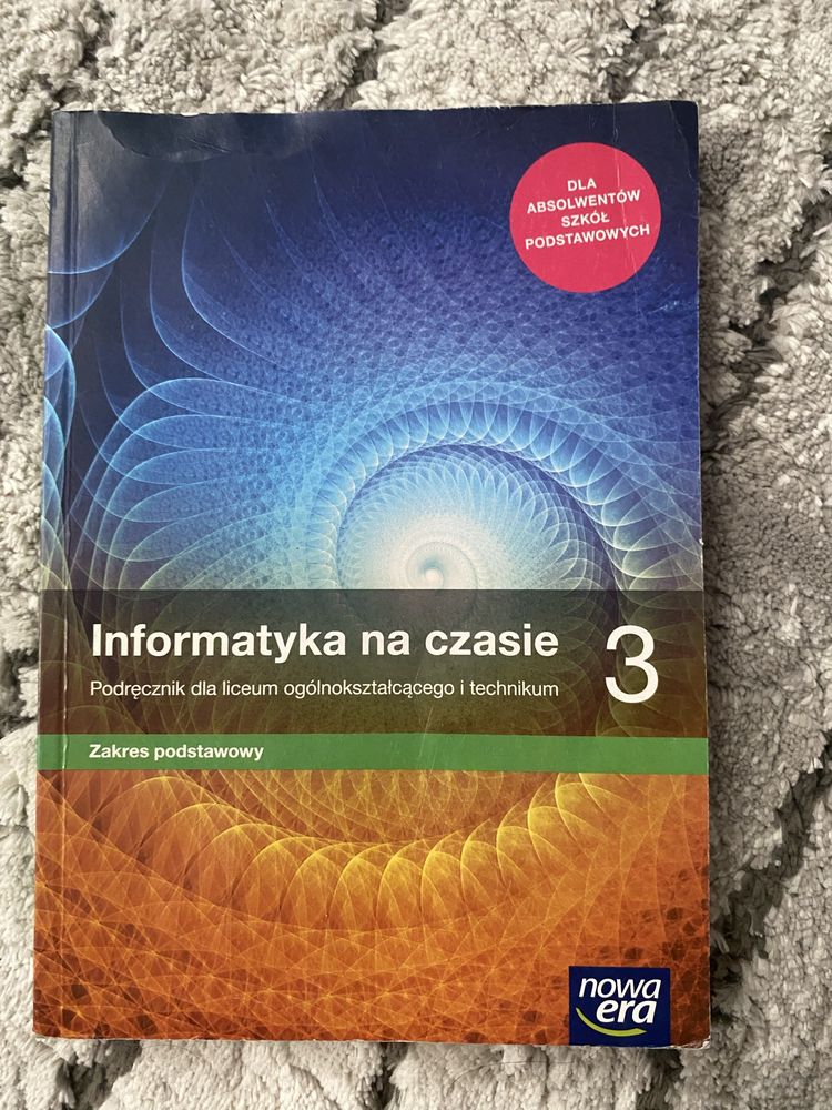 Ksiazka informatyka na czasie 3 zakres podstawowy