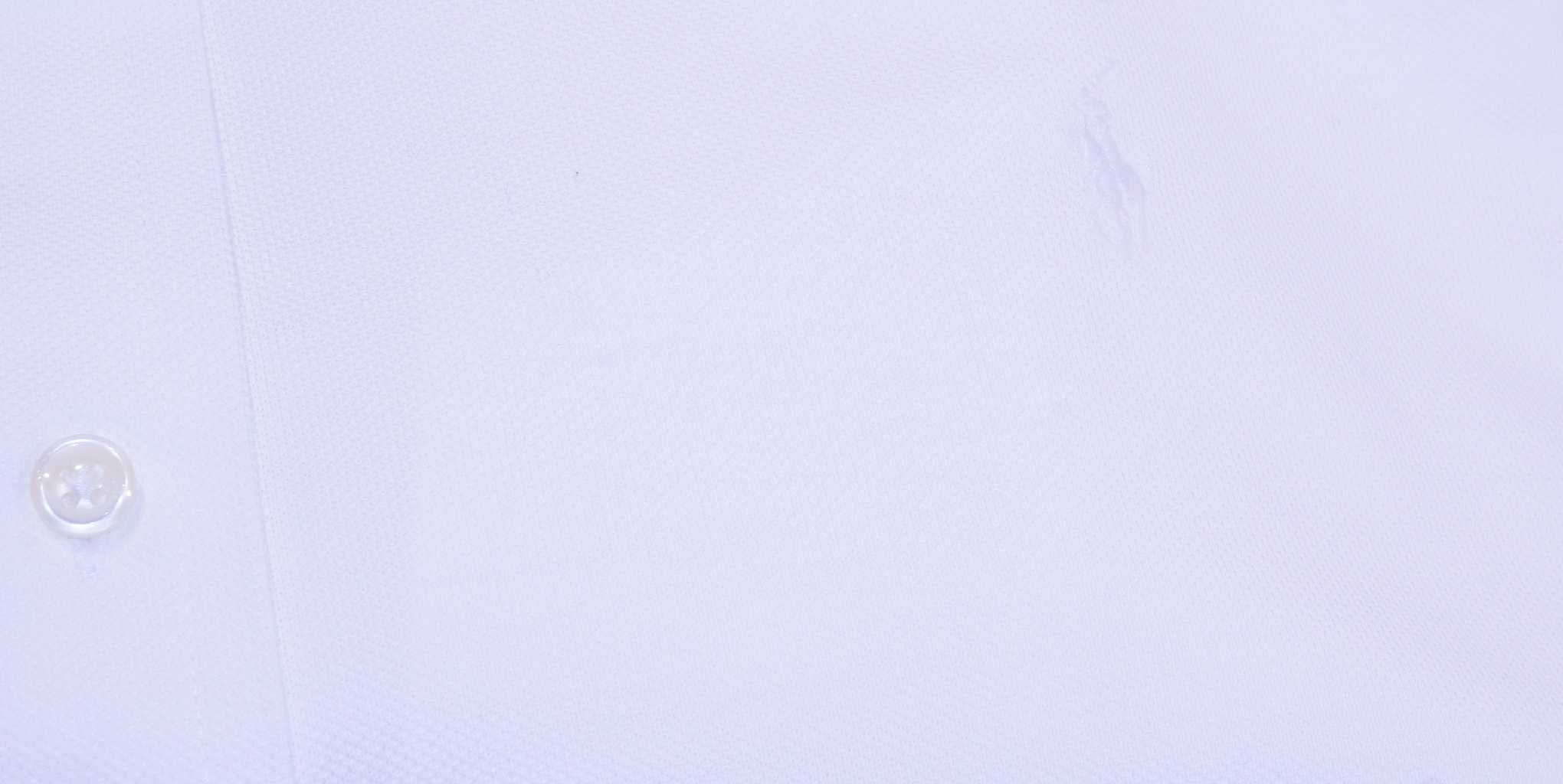 Polo Ralph Lauren  koszula biała knit XXL shiny Japan Sel. zegna dolce