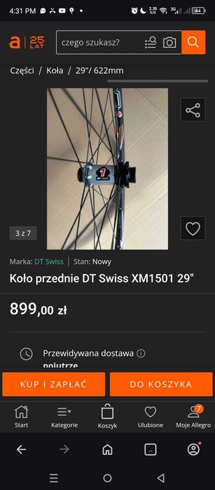 Koło tylne DT SWISS xm1501 spline alu 28"/29" ratchet tubeless ready