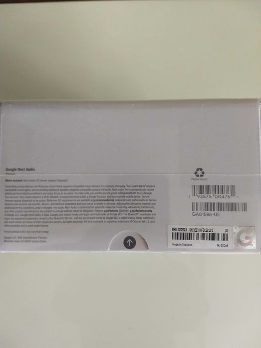 Розумна смарт колонка Google Nest Audio нова