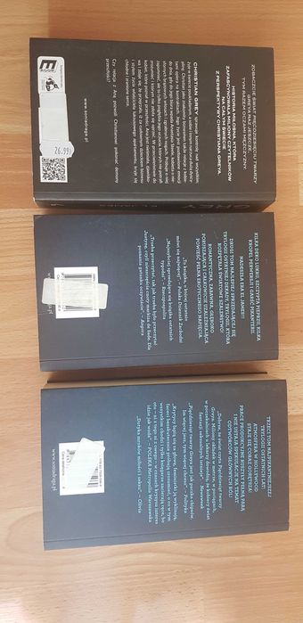 Popularna miłosna trylogia ostatnich lat autorstwa E L Jamesa.