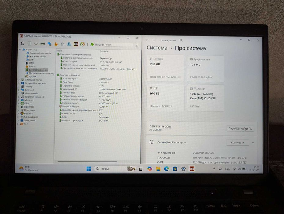 Lenovo ThinkPad L14 Gen 4 Intel Core i5-1345u 16/256gb