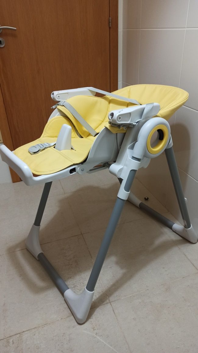 Cadeira refeição bebe Zippy amarela