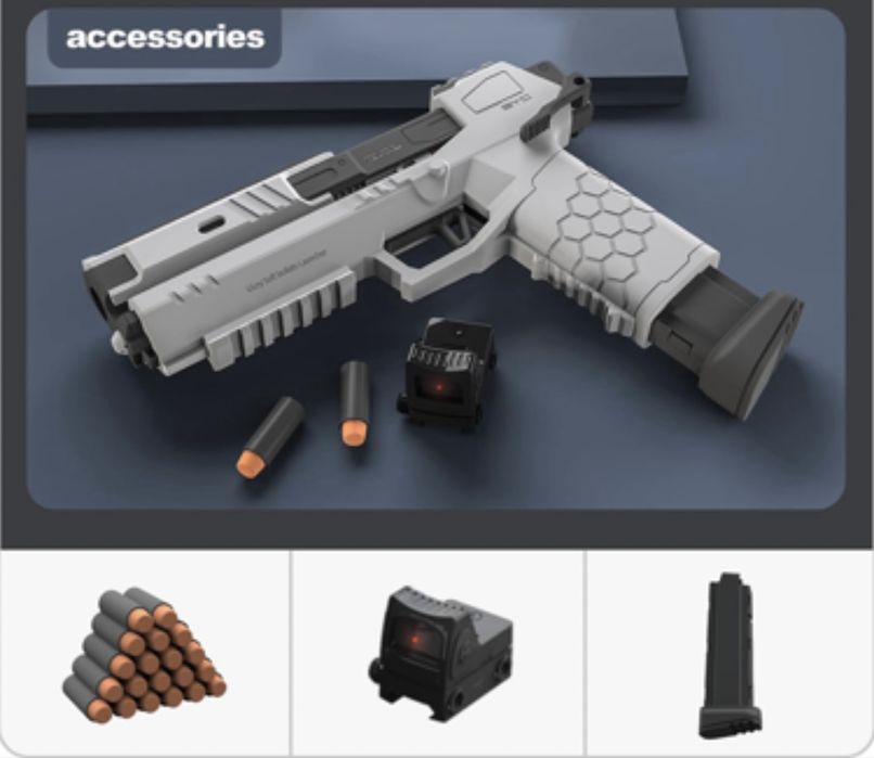 Pistolet piankowy do zabawy