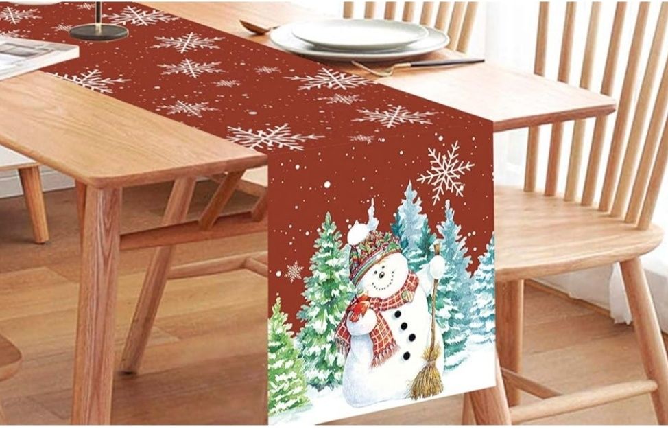 Świąteczny bieżnik na stół