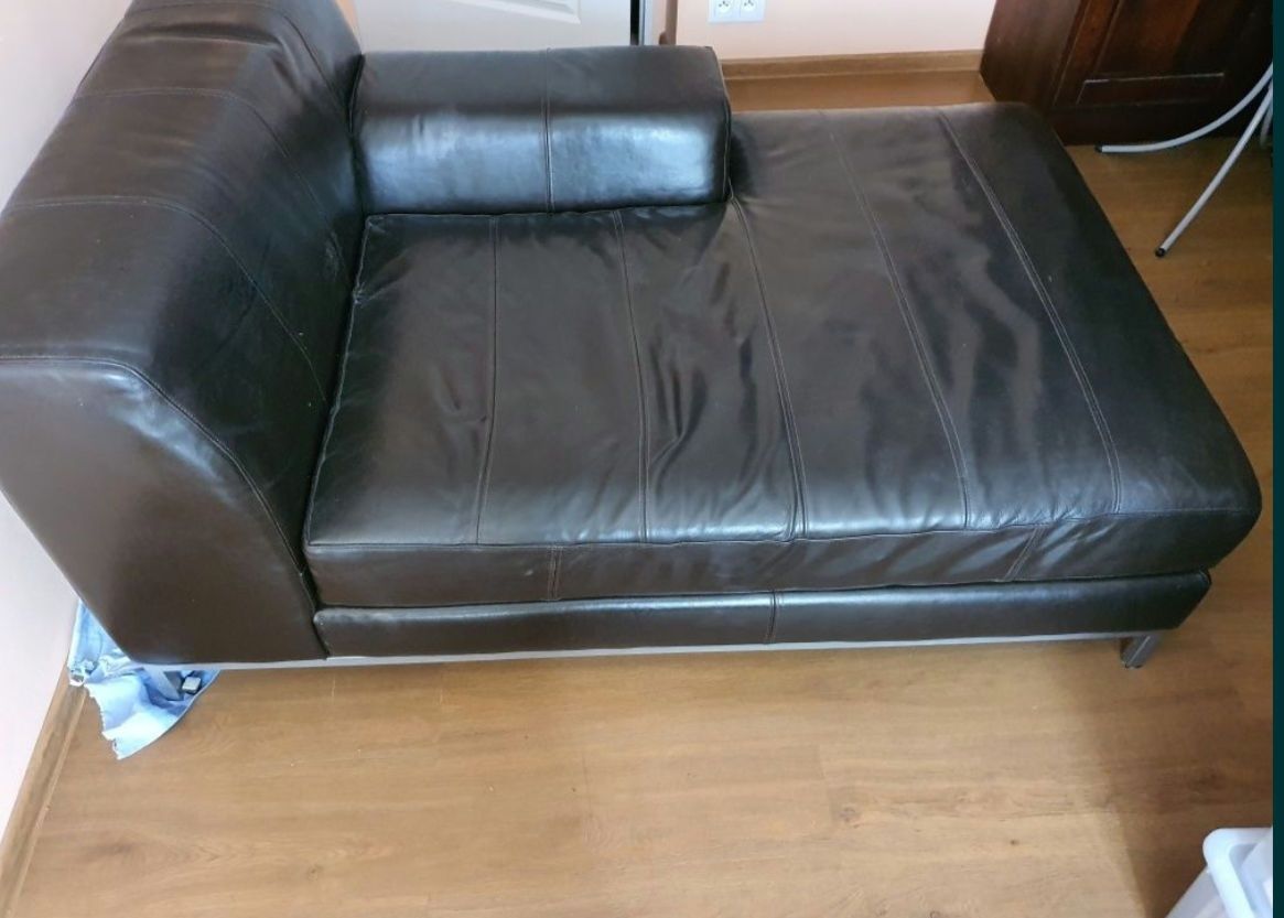 Zestaw wypoczynkowy Ikea Kramfors Skórzana Skóra [3 ELEMENTY]
