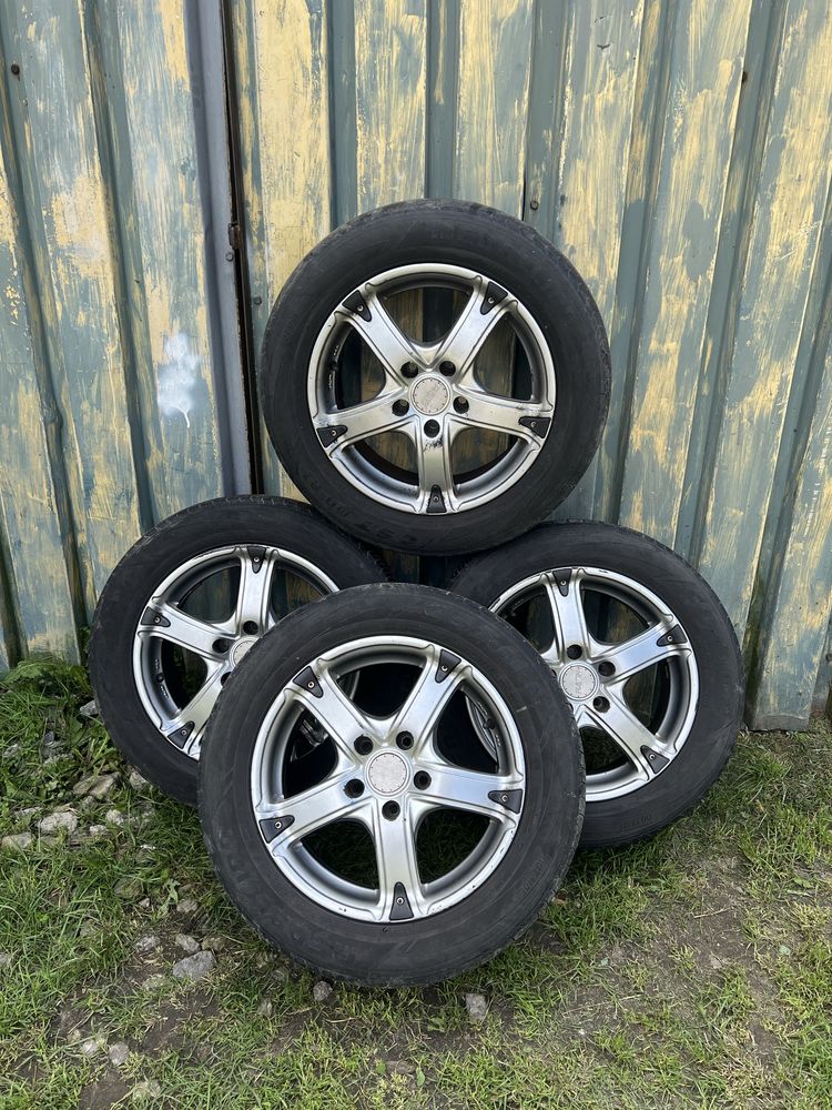 Felgi aluminiowe wraz z oponami letnimi 205/60/16