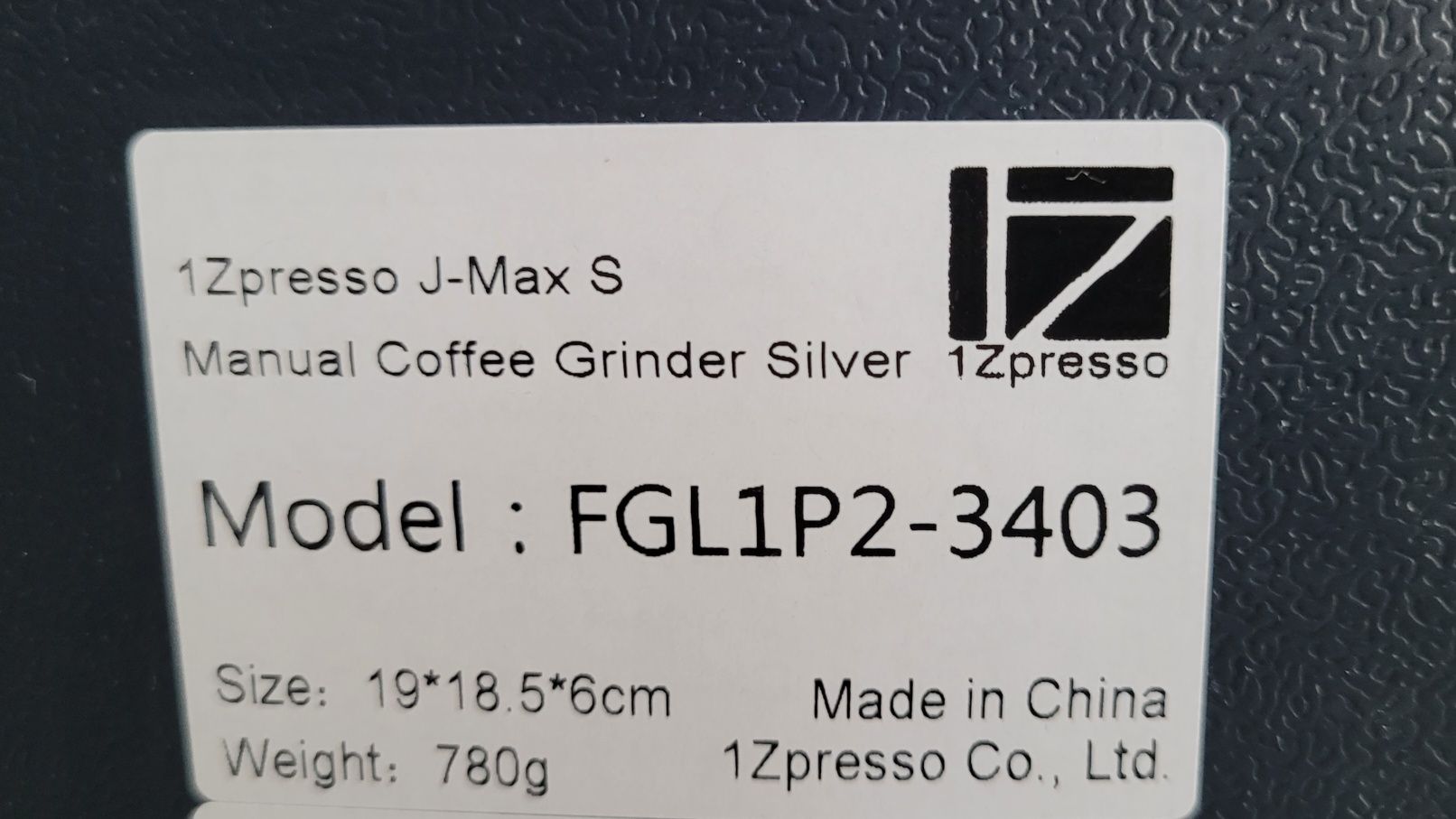 Młynek do kawy 1zpresso J-max S - nowy!