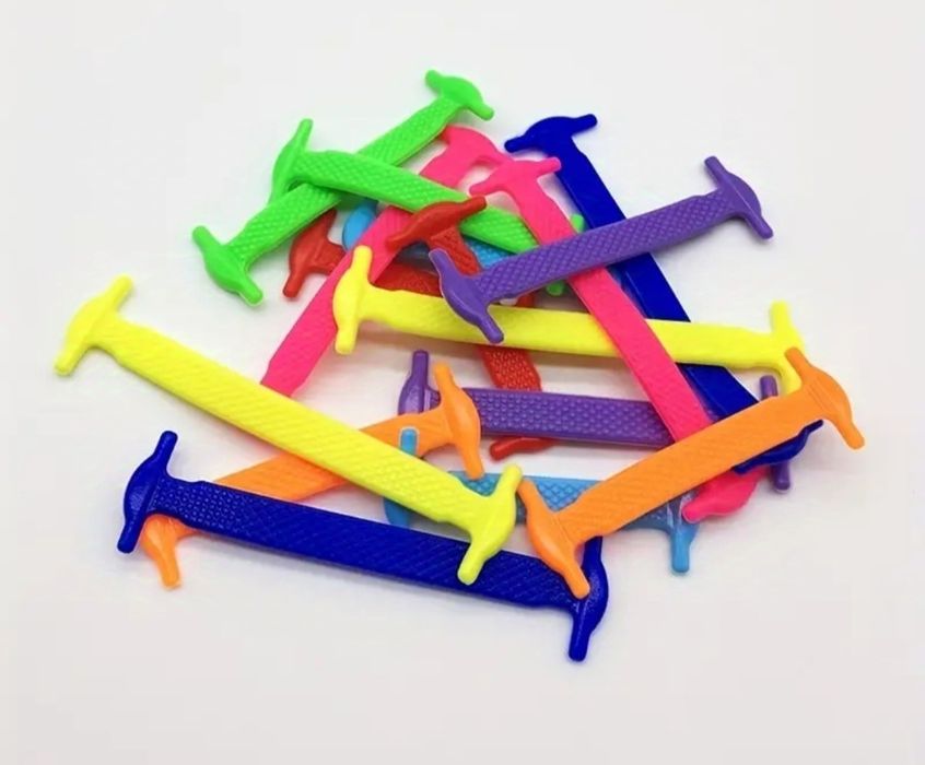 Силіконові шнурки для взуття.Силиконовые шнурки для обуви