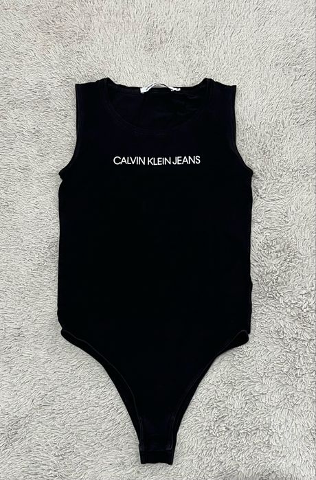 Calvin Klein r. S nowe czarne body damskie bez rekawow