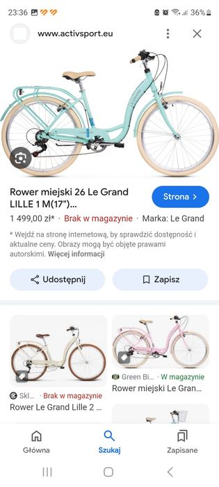 rower miejski damski LE GRAND