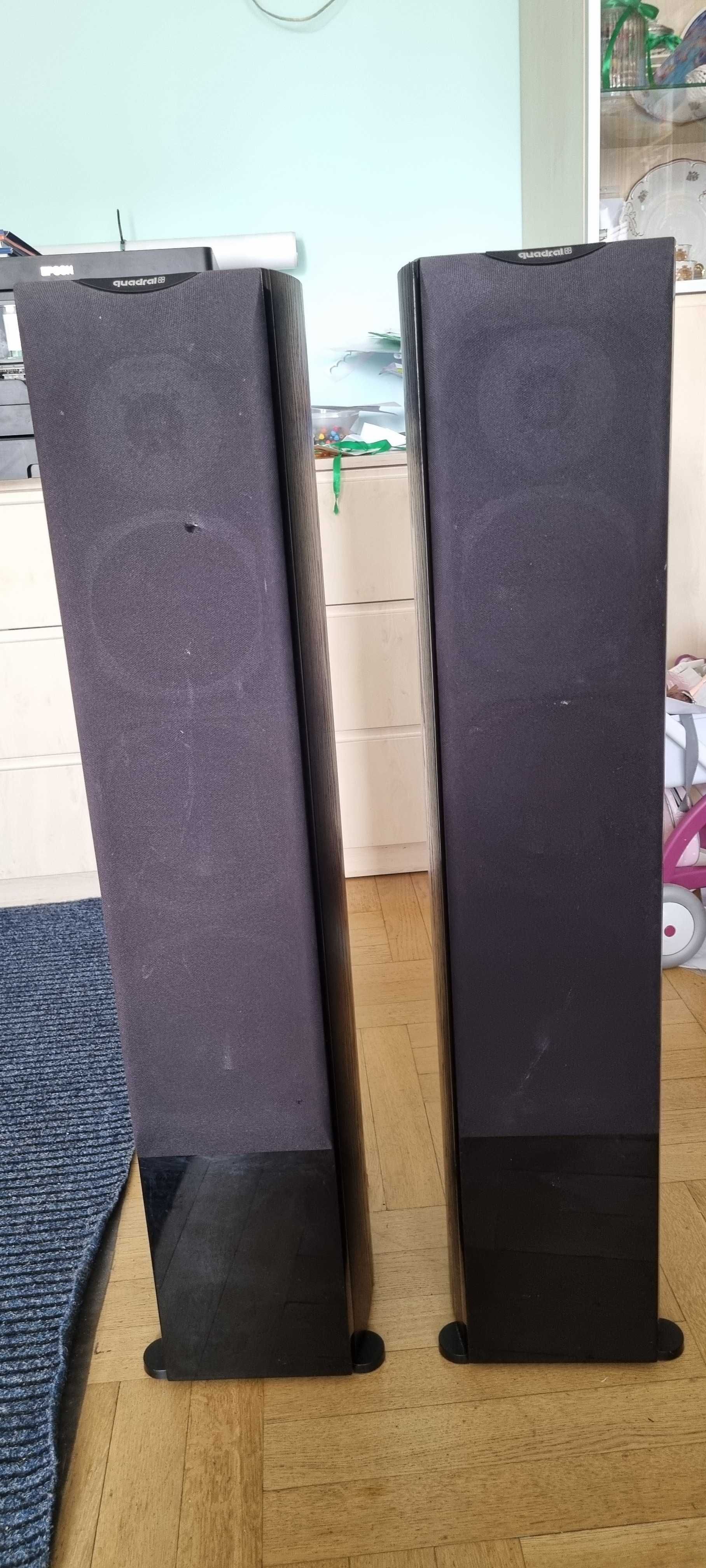Amplituner Denon X4000 i zestaw głośników 5.0 Quadral ascent 80