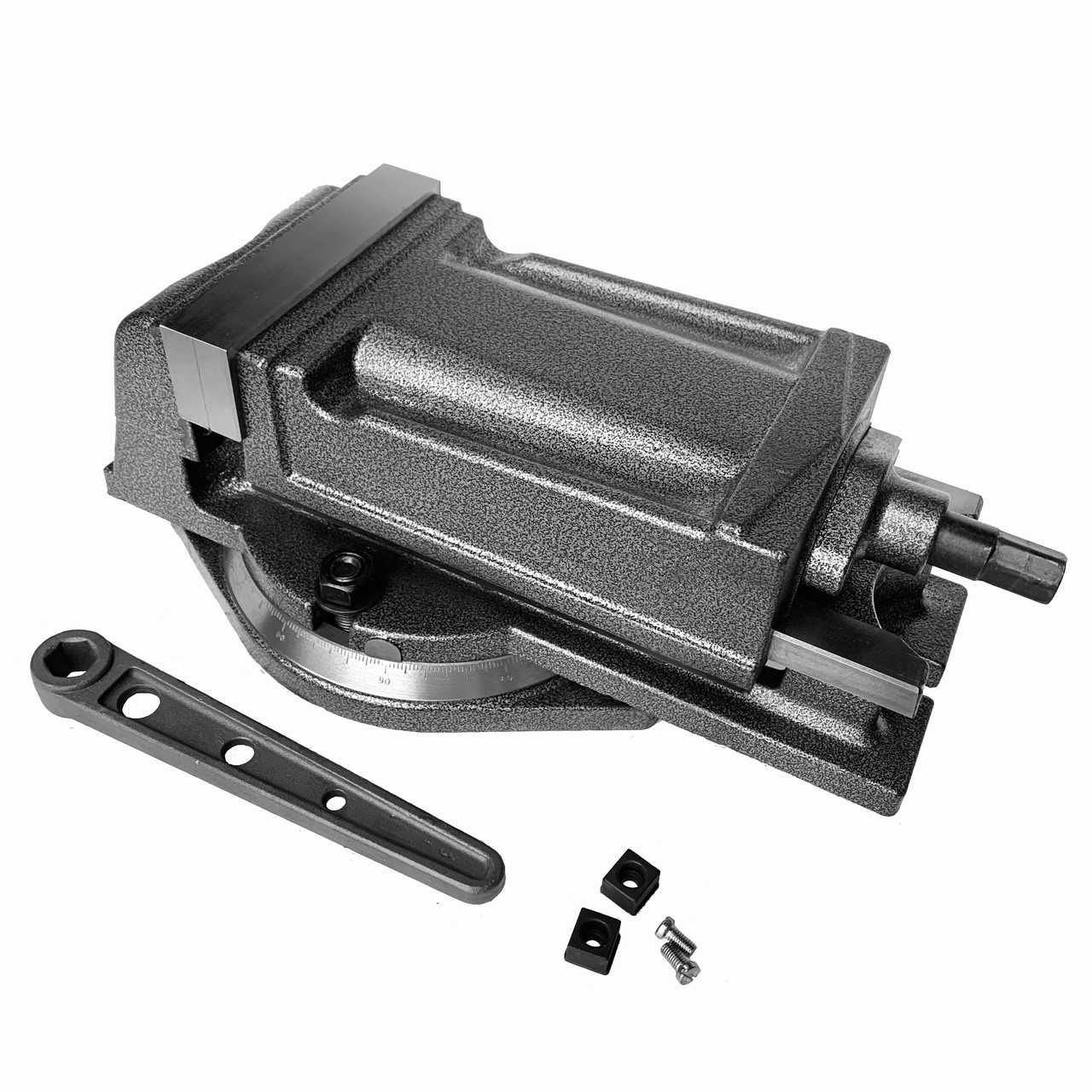 Тиски поворотные станочные 9craft QH160 QH200 160 200 мм губки