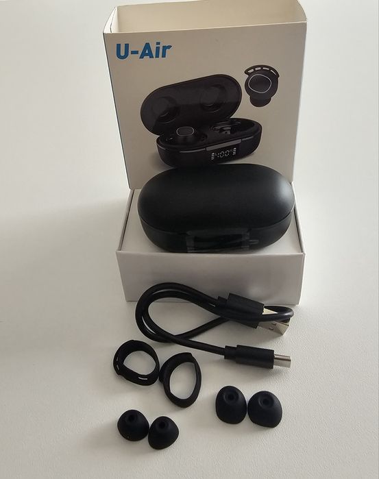 Auriculares Bluetooth Novos na Embalagem! Com Estojo & Cabo Type-C