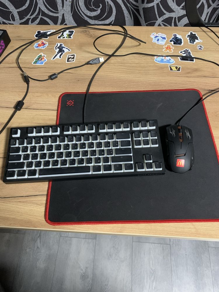 Клавіатура Dark Project One KD87A, з мишкою і ковриком, комплект